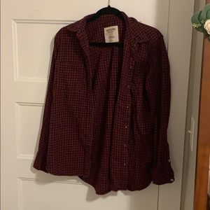 Mossimo Boyfriend Fit Plaid